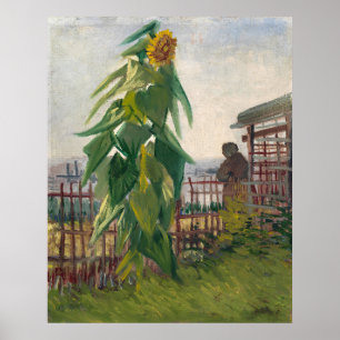 Arte Vintage Estético Van Gogh Jardín de Girasoles