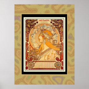 Arte vintage póster Mucha