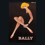 Arte vintage Villemot/ Calzado rosa bally<br><div class="desc">Una pieza impresionante, perfecta para los amantes del arte deco o para el coleccionista vintage de carteles! alrededor de 1982 - Color negrita, acento brillante para cualquier hogar, oficina o estudio loft! Bernard Villemot (1911-1989) fue un artista gráfico francés conocido principalmente por sus imágenes publicitarias icónicas para Orangina, Bally, Perrier...</div>