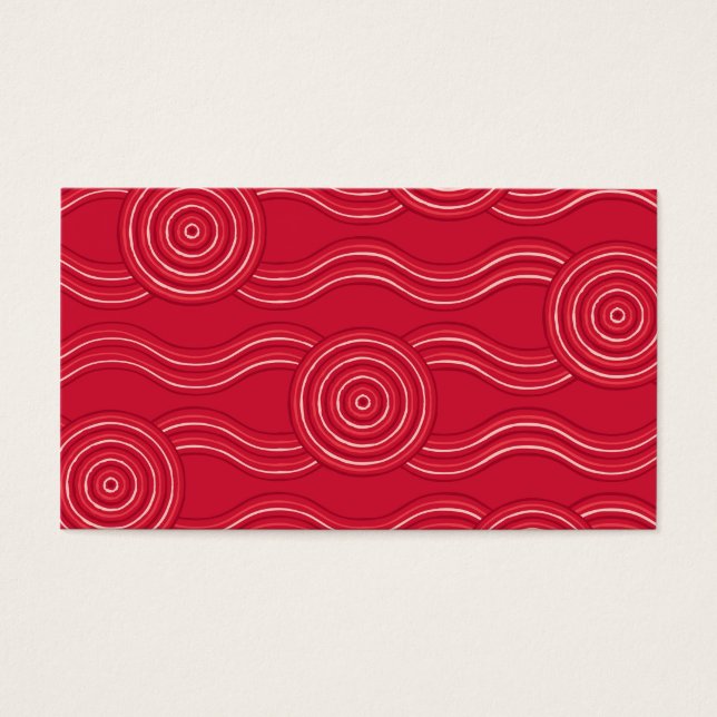 Arte waratah aborigen (Frente)