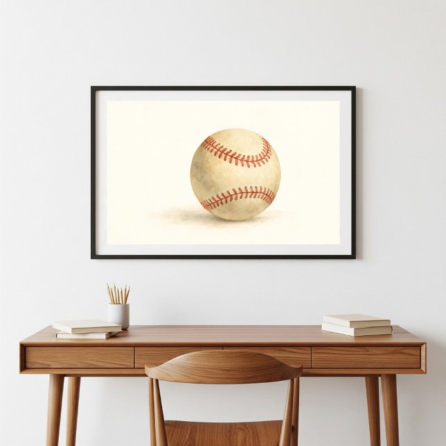 Arte Waterolor del béisbol clásico (Subido por el creador)