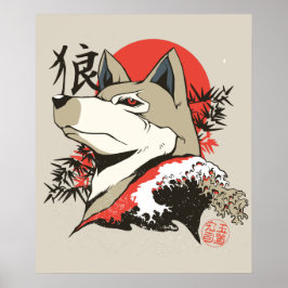 Arte Wolf Japonés