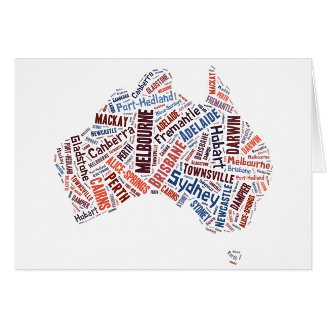 Arte Word de Australia (Anverso (Horizontal))