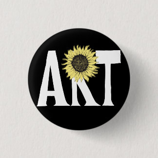 Arte y botón del girasol