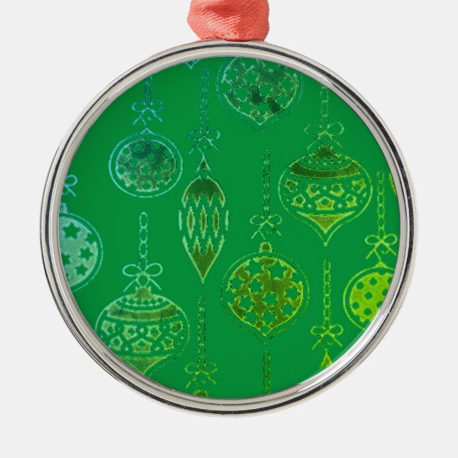 Arte y diseño de adornos de árboles de Navidad (Frente)