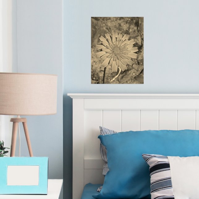 ARTE Y DISEÑO POSTER DE IMPRESIÓN DE Relieve metal (In situ (dormitorio))