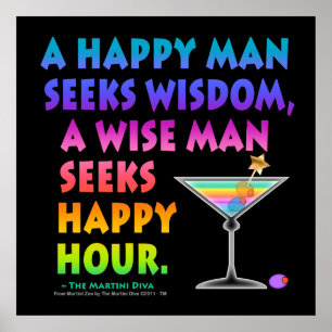 ARTE ZEN MARTINI: Poster de hombre sabio busca hor