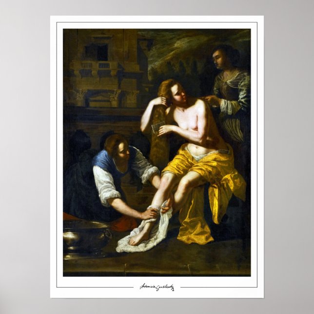 Artemisia Gentileschi Poster de arte de Zedign #2 (Frente)