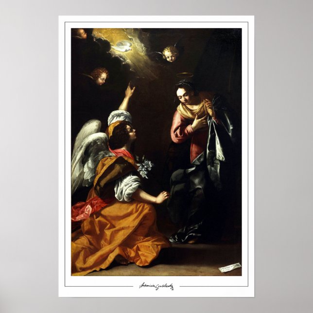 Artemisia Gentileschi Poster de Arte Zedign #34 (Frente)