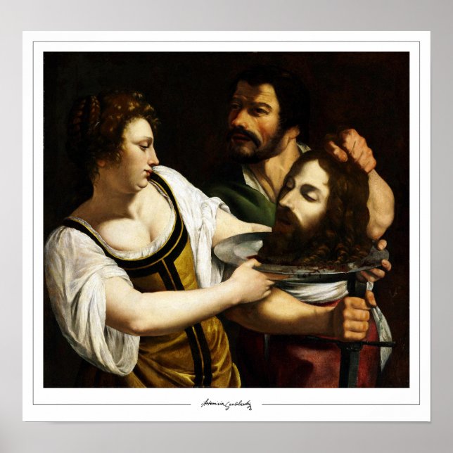 Artemisia Gentileschi Poster de Arte Zedign #36 (Frente)