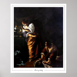 Artemisia Gentileschi Poster de Arte Zedign #55