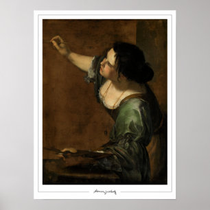 Artemisia Gentileschi Zedign cartel de arte #18