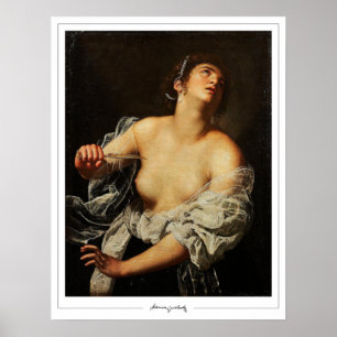 Artemisia Gentileschi Zedign cartel de arte #35