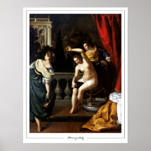 Artemisia Gentileschi Zedign cartel de arte #45