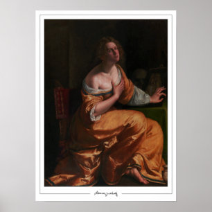 Artemisia Gentileschi Zedign cartel de arte #48