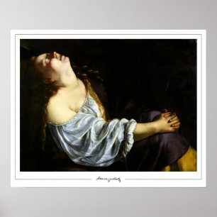 Artemisia Gentileschi Zedign cartel de arte #86