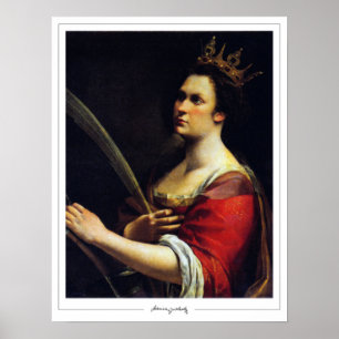 Artemisia Gentileschi Zedign Póster de Arte #12