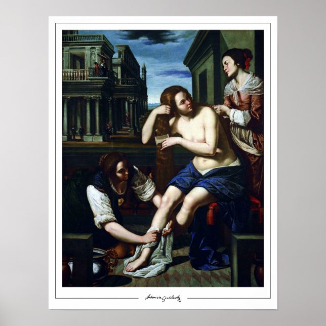 Artemisia Gentileschi Zedign Póster de Arte #73 (Frente)