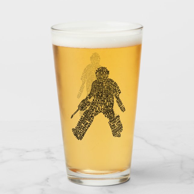 Artes de palabras del portaobjetos de hockey sobre (Reverso (lleno))