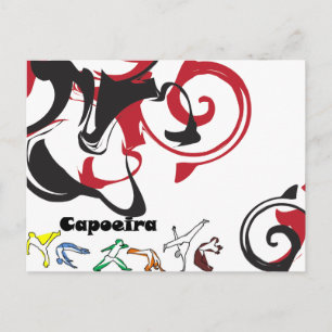 artes marciales de capoeira de postal