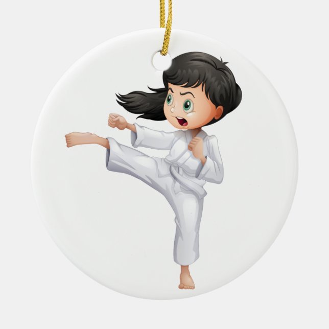 Artes marciales / Ornamento de karate (Frente)