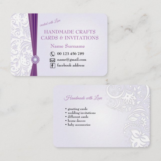 Artes y tarjetas de felicitación hechos a mano (Anverso / Reverso)