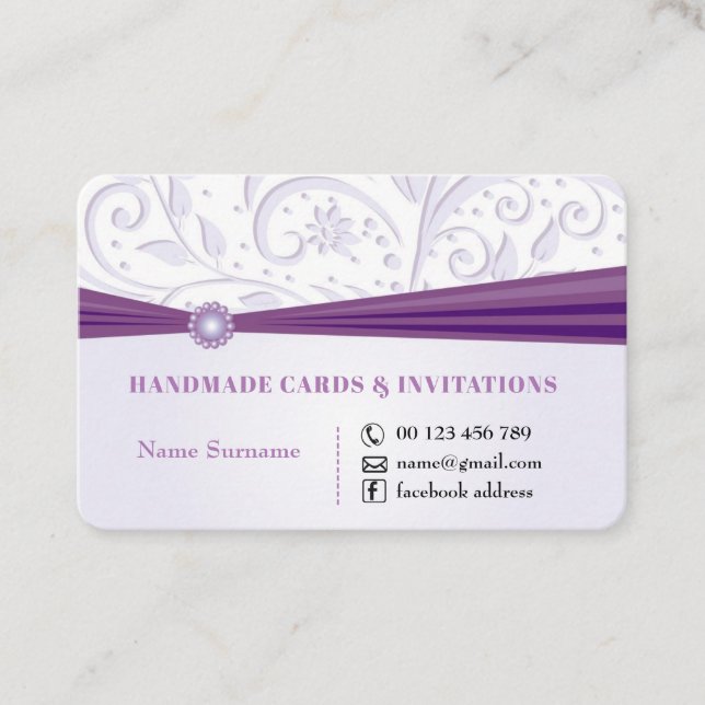 Artes y tarjetas de felicitación hechos a mano (Anverso)