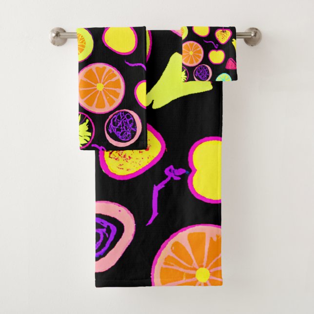 Artesanía de Frutas Neón Vibrantes (In situ)