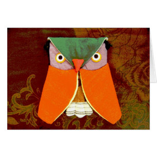 Artesanía tailandesa del búho