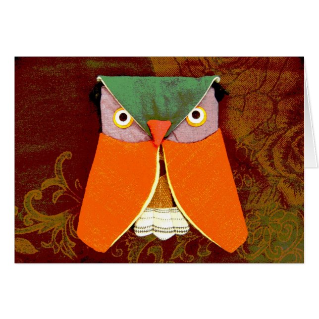 Artesanía tailandesa del búho (Anverso (Horizontal))