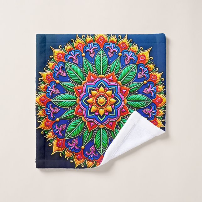 Artesanía Vibrante de Mandalas (Toallita)