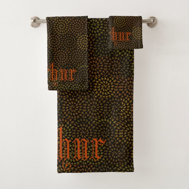 Arthur, Logo De Nombre En Patrón De León Abstracto (In situ)