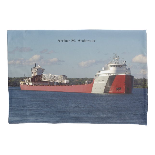 Arthur M. Anderson pillow funda (Anverso)