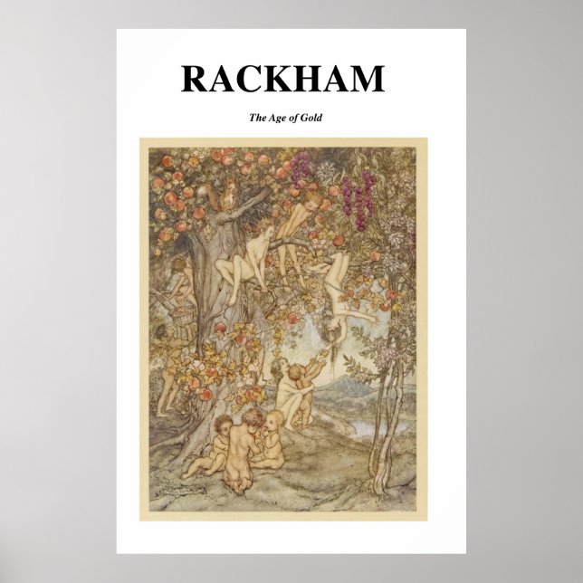 Arthur Rackham - La era del oro - Arte de época (Frente)