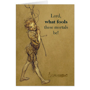 Arthur Rackham Puck Lord qué engaña la tarjeta CC0