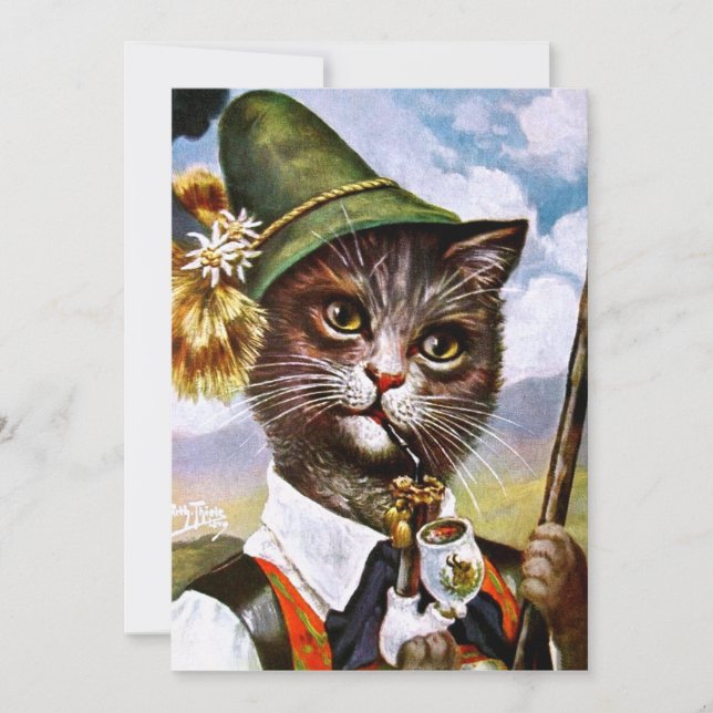 Arthur Thiele - Gato de los Alpes Bávaro (Anverso)