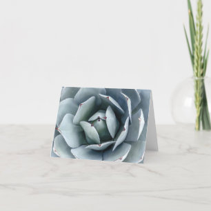 Artichoke Agave Cactus   Tarjeta de nota verde de 
