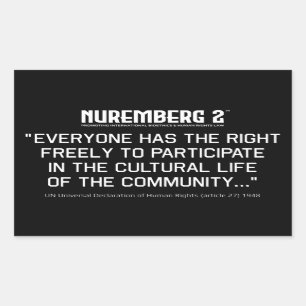 Artículo 27 Declaración de Pegatinas de Derechos H