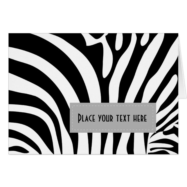 Artículos del múltiplo del modelo de la cebra (Anverso (Horizontal))