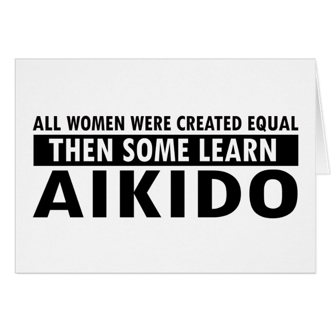 Artículos del regalo del Aikido (Anverso (Horizontal))