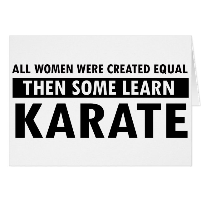 Artículos del regalo del karate (Anverso (Horizontal))