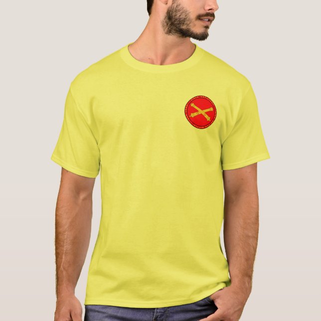 Artillería de campaña "rey camisa del sello de la (Anverso)