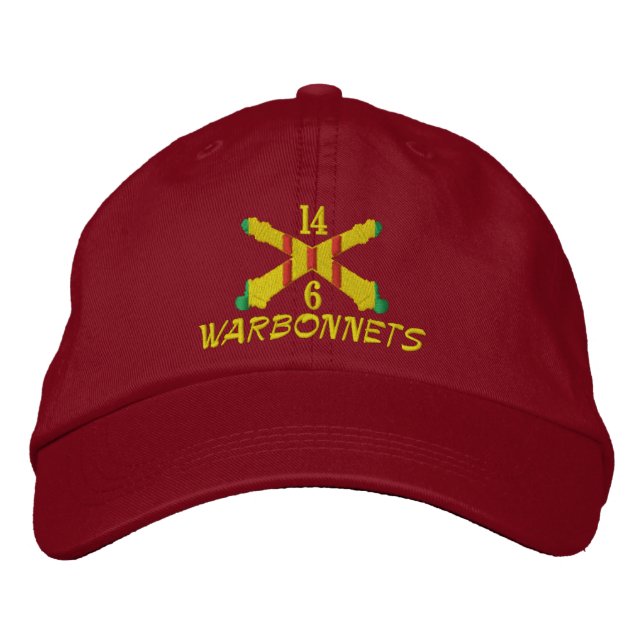 Artillería vietnamita cruzada Gorra de cañones bor (Anverso)