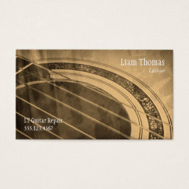 Artista de guitarra personalizado Luthier