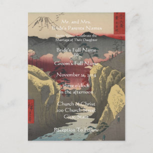 Artista de Invitación a la Boda Hiroshige Utagawa