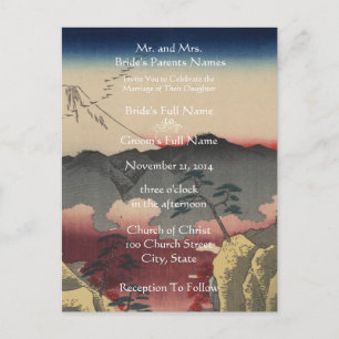 Artista de Invitación a la Boda Hiroshige Utagawa