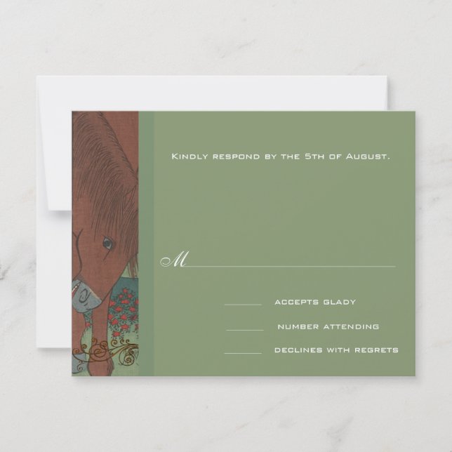 Artista de Invitación a la Boda Hiroshige Utagawa (Anverso)