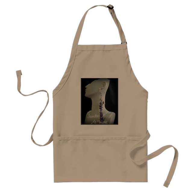 Artista de la joyería en el delantal del trabajo (Frente)