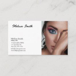 ARTISTA DE MAKEUP DE TARJETAS DE NEGOCIO DE PLANTI