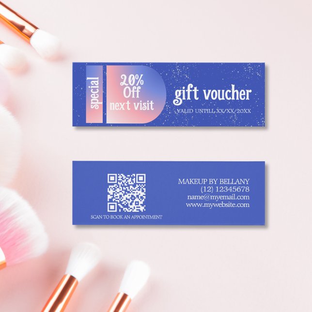 Artista de maquillaje clásico de degradado rosa az (Subido por el creador)